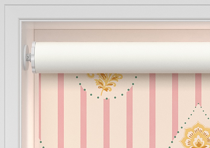 Petal & Block Bolli Stripe, Marigold - Twist & Fit Roller Blind - Image 9